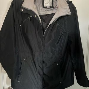 Black womens lightweight jacket
